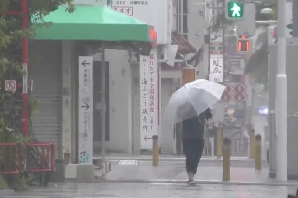 Airport closes in Okinawa as Typhoon Dolphin approaches southern Japan