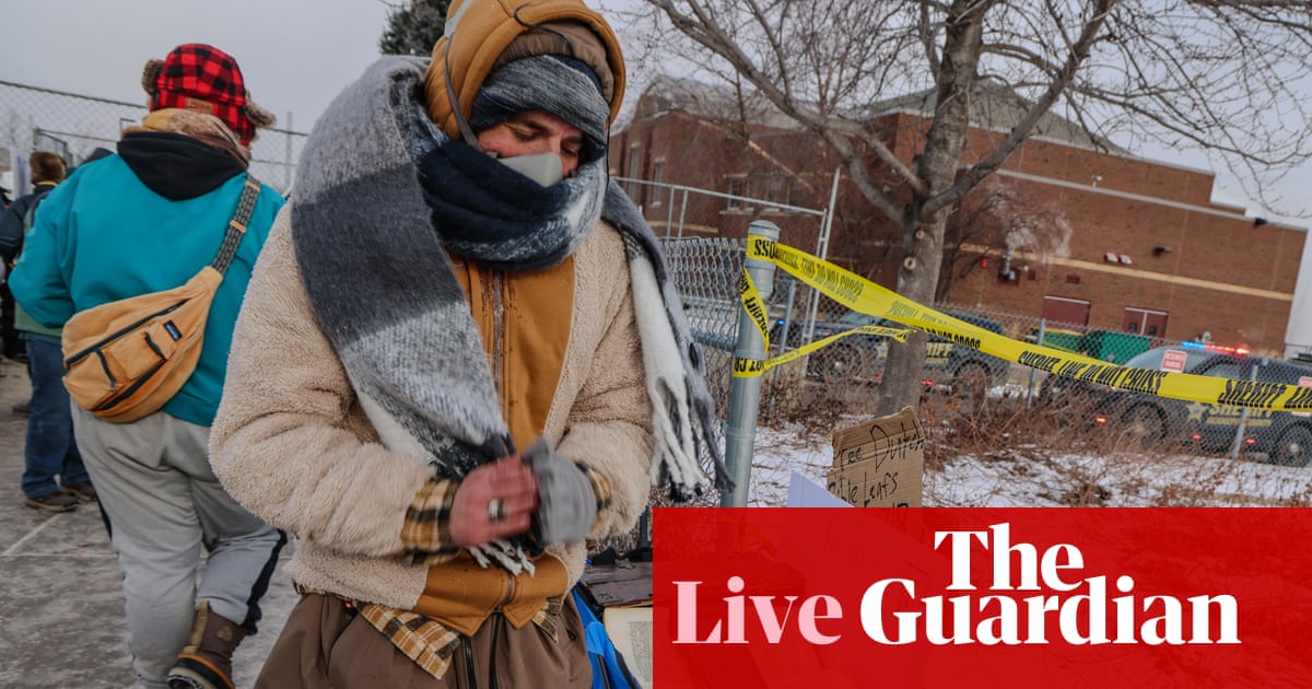 ICE protests: Minnesotans urged not to work or shop in economic blackout over surge of immigration agents – live