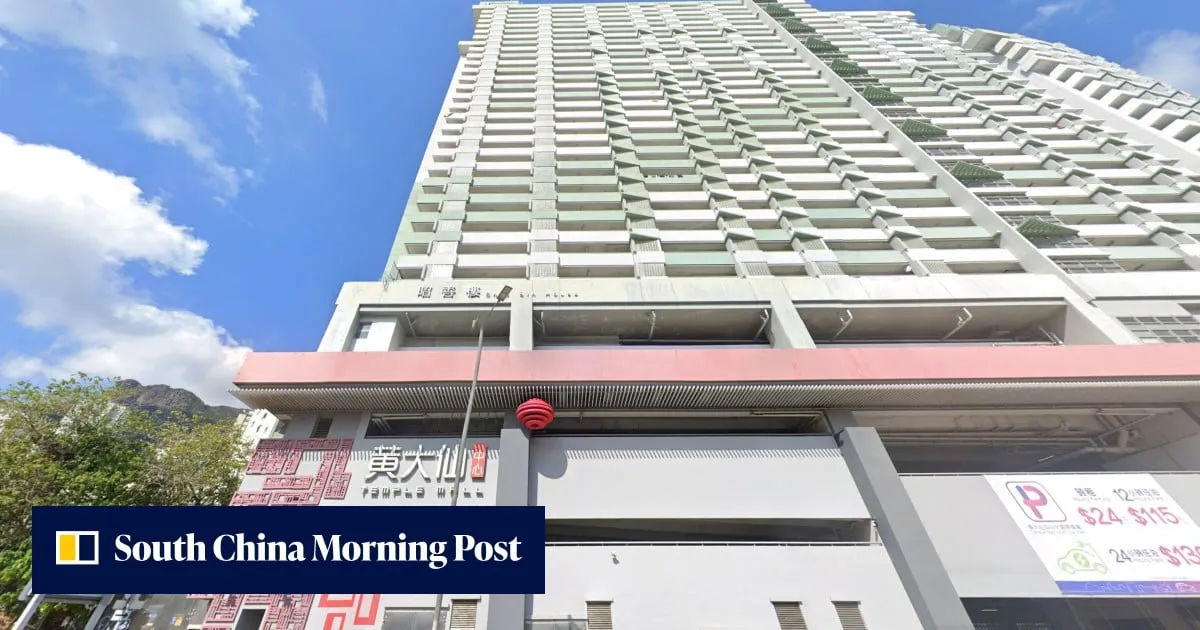Man found with knife wounds in lift before another falls to death at same Hong Kong block