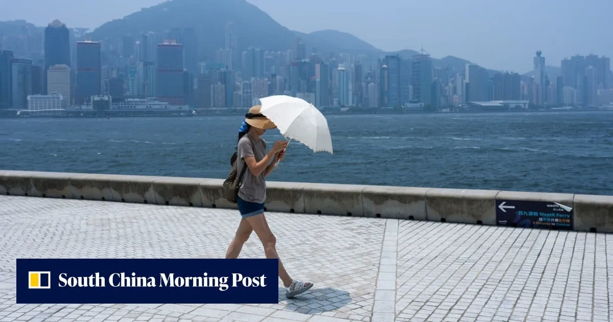 Hong Kong temperatures exceed 38 degrees as Severe Typhoon Dolphin brings extreme heat