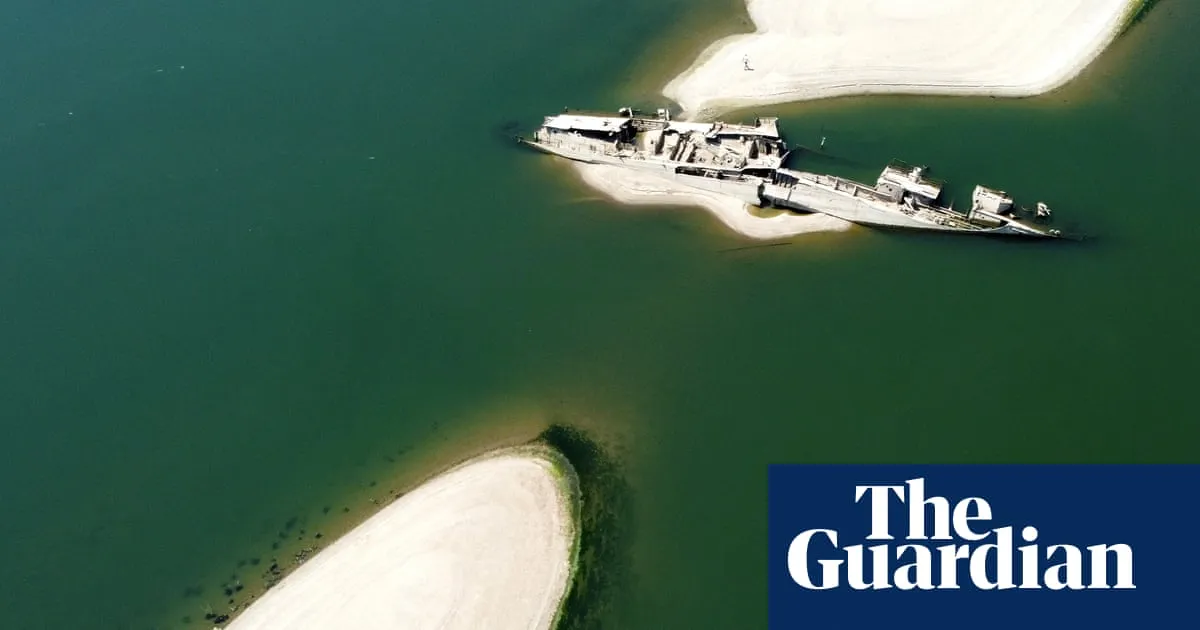 Nazi shipwrecks emerge from the depths as Europe’s Danube dries up