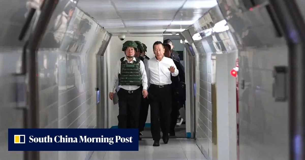Taiwan’s William Lai rehearses late-night emergency escape during military drill