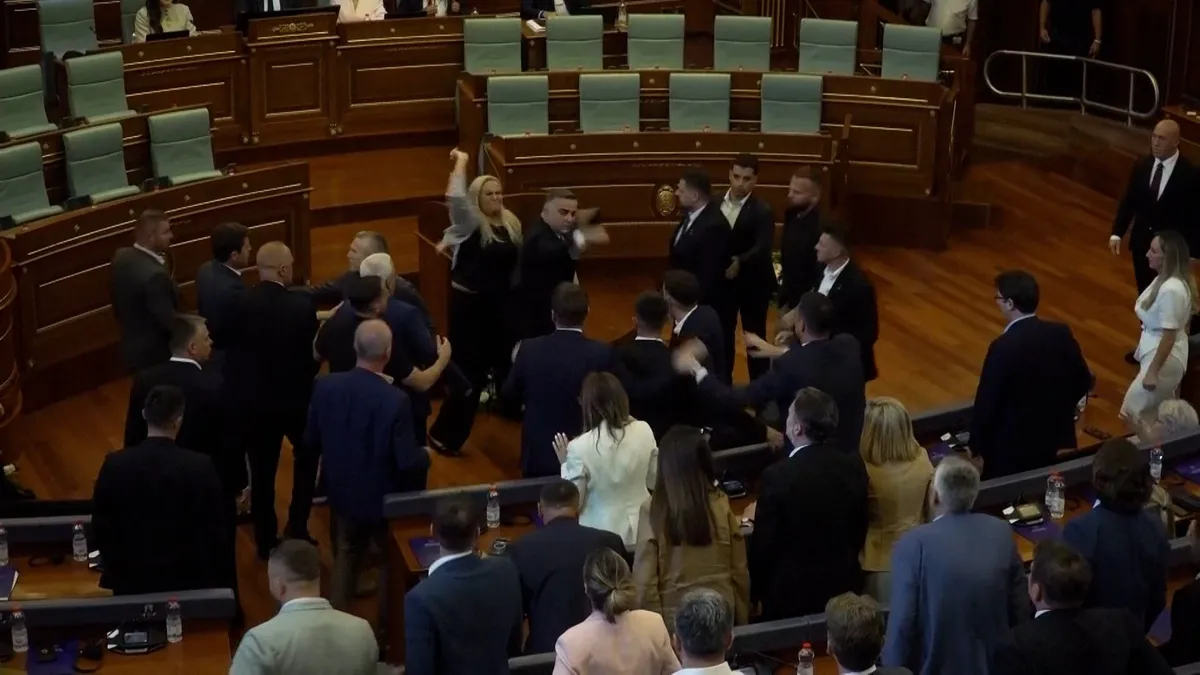 Opposition MP hurls eggs at Kosovo Prime Minister