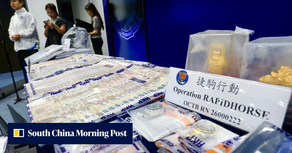 Police dismantle alleged triad group that ran account centres to launder HK$600 million
