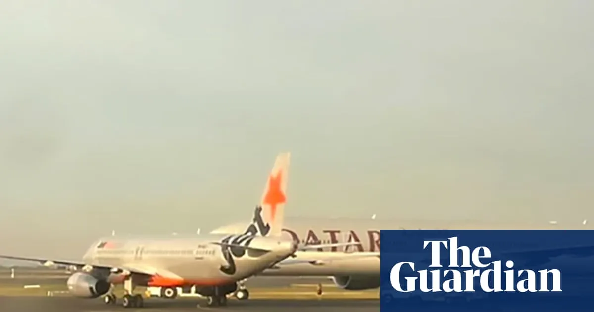 Two workers temporarily stood down after near-miss collision at Sydney airport