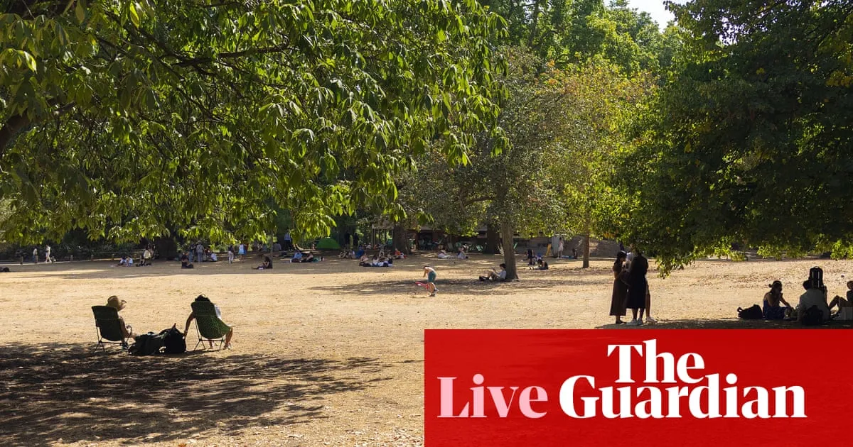Amber heat-health alerts issued for most of England as temperatures could reach 36C or higher this week – latest updates