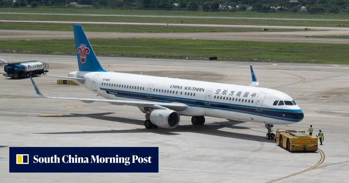 Lightning hits China Southern Airbus A321 while taxiing, 20 strike marks found