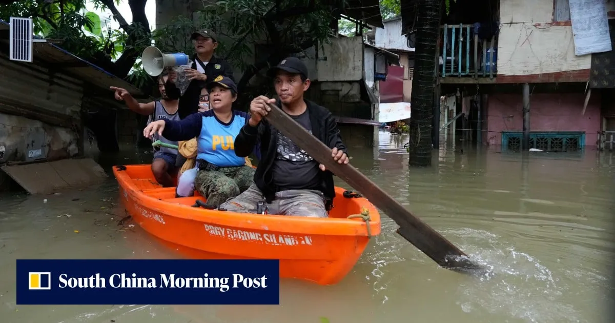 Philippines floods, landslides, kill at least 12, 8 missing