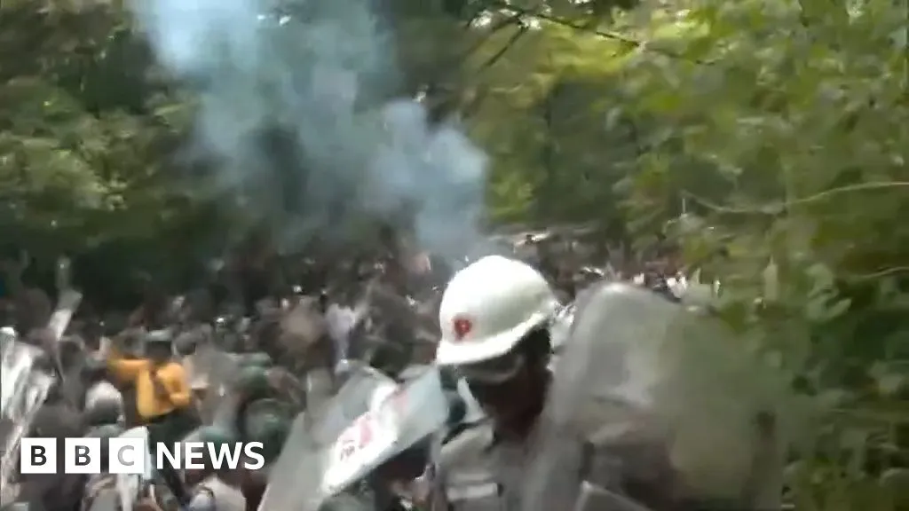 India police fire tear gas at protesters seeking exam reforms 