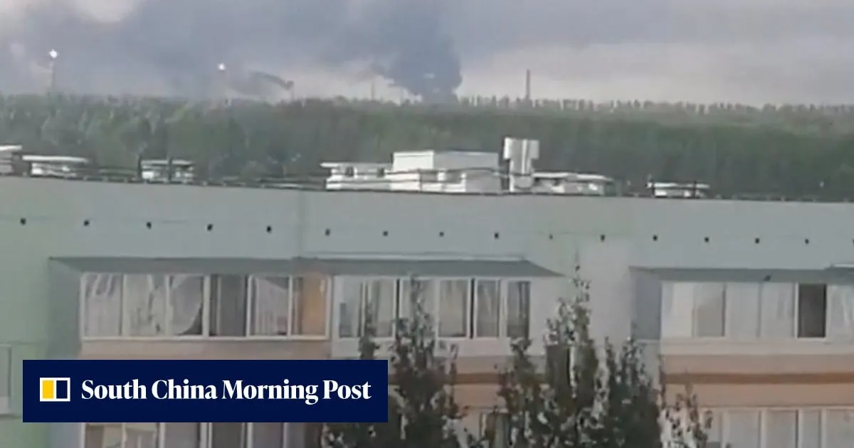 Russia says 13 killed in Ukraine drone attack on oil-refining city 900km from Moscow