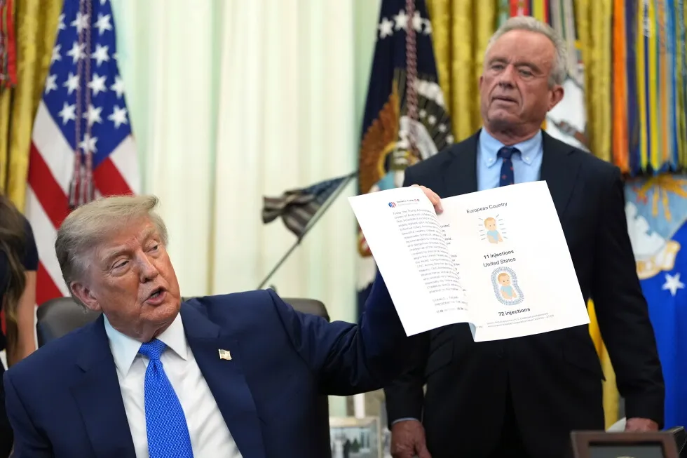 Trump to sign executive order calling for spacing out childhood shots
