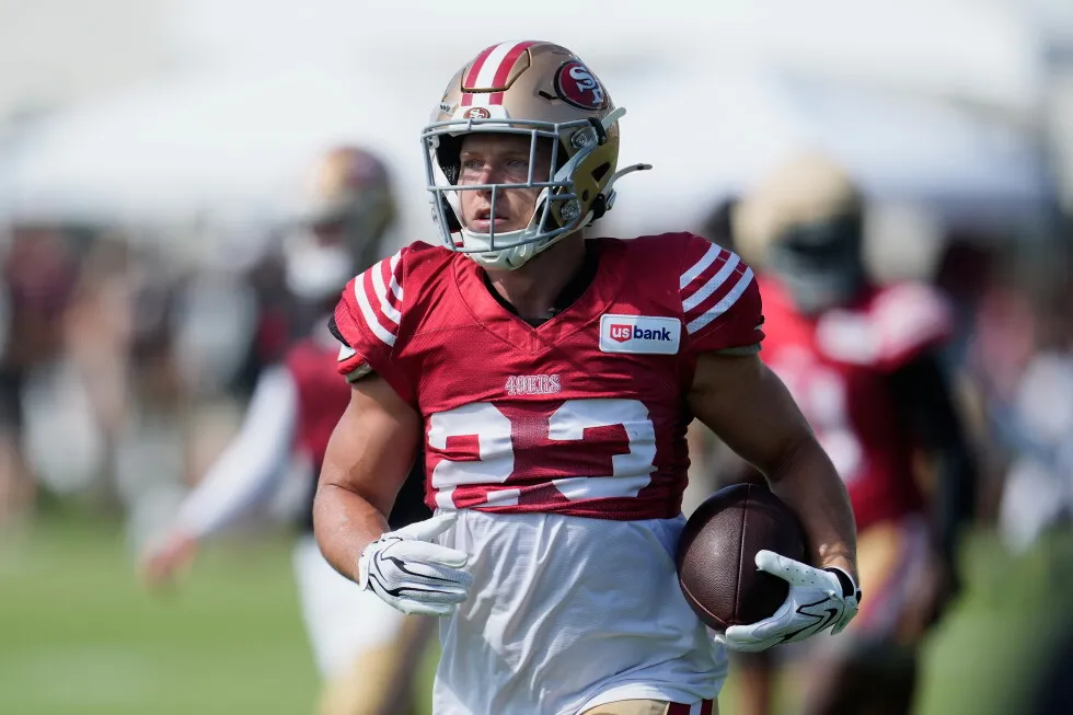 McCaffrey sits out practice with ‘tightness’ as the 49ers manage his workload