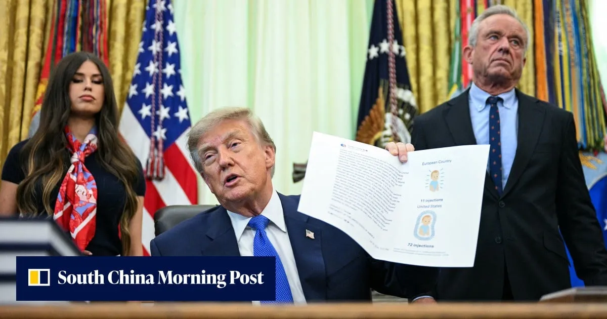Trump signs order to revamp childhood vaccines, against medical groups’ guidance