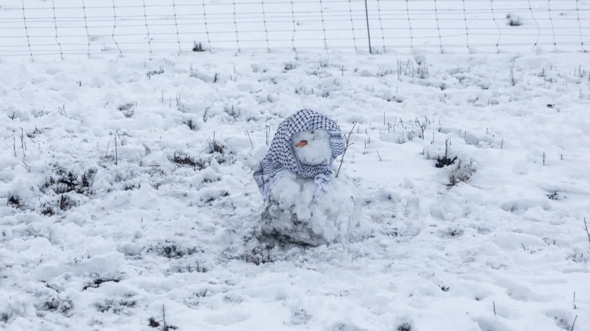 Late snow blankets parts of southern Africa as winter nears its end