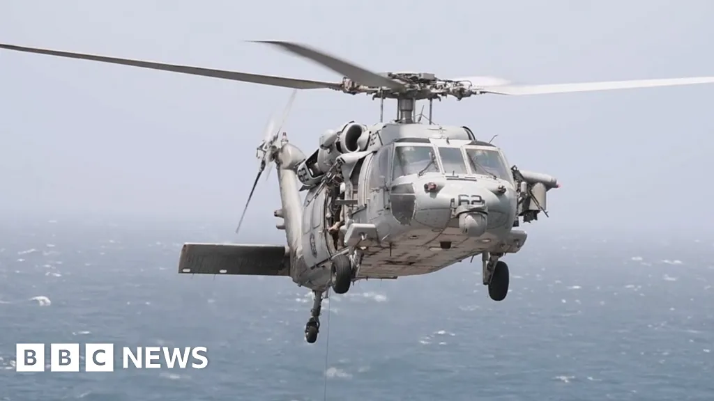US says helicopter fired missiles to disable ship breaking Iran blockade