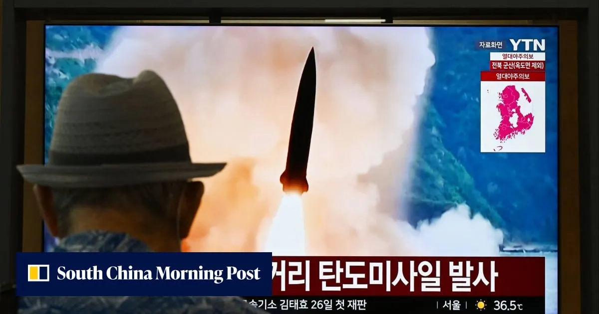 North Korea launches a suspected ballistic missile, Japan says