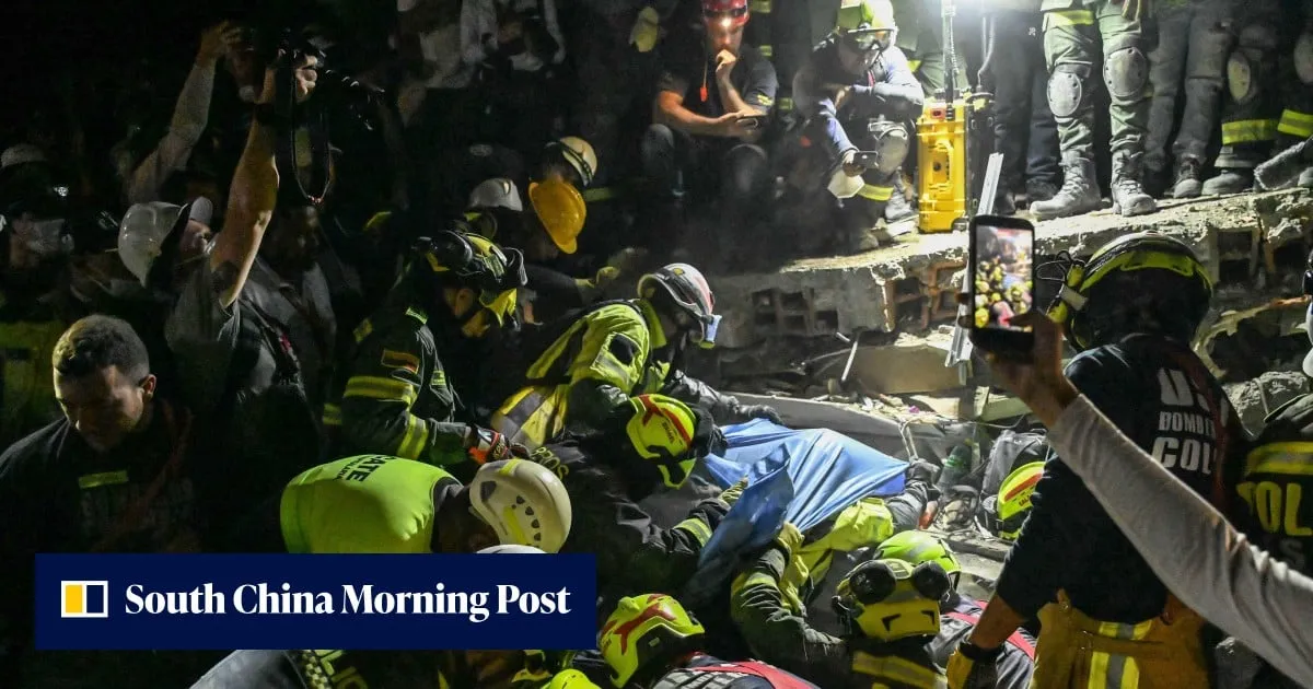 Colombian woman pulled alive from rubble as earthquake death toll tops 200