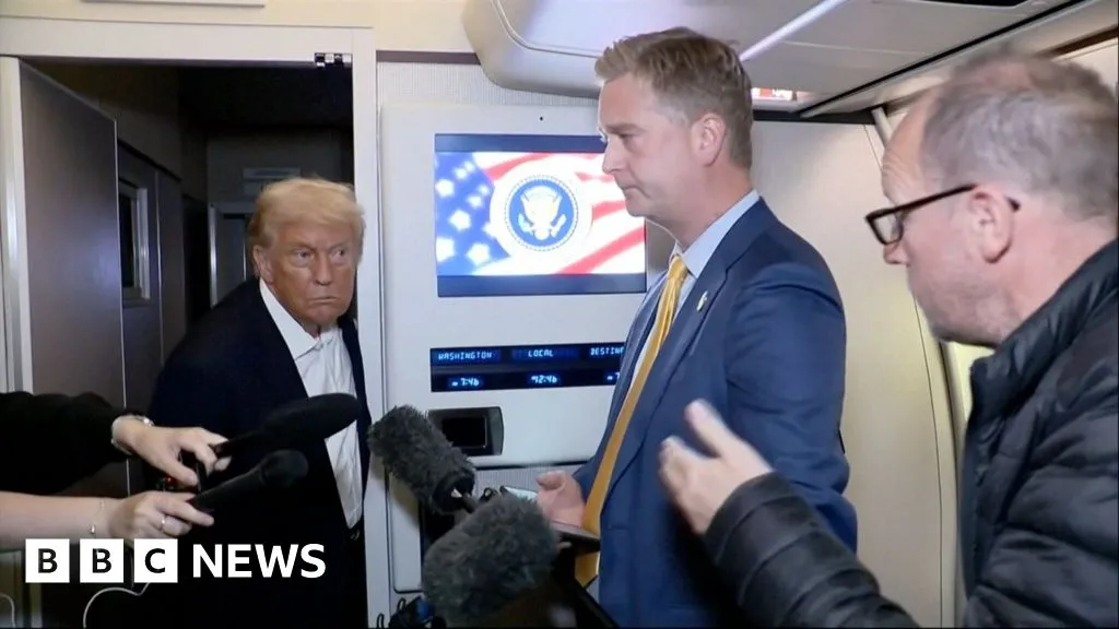 Watch: What is it like to travel on Air Force One with Trump?