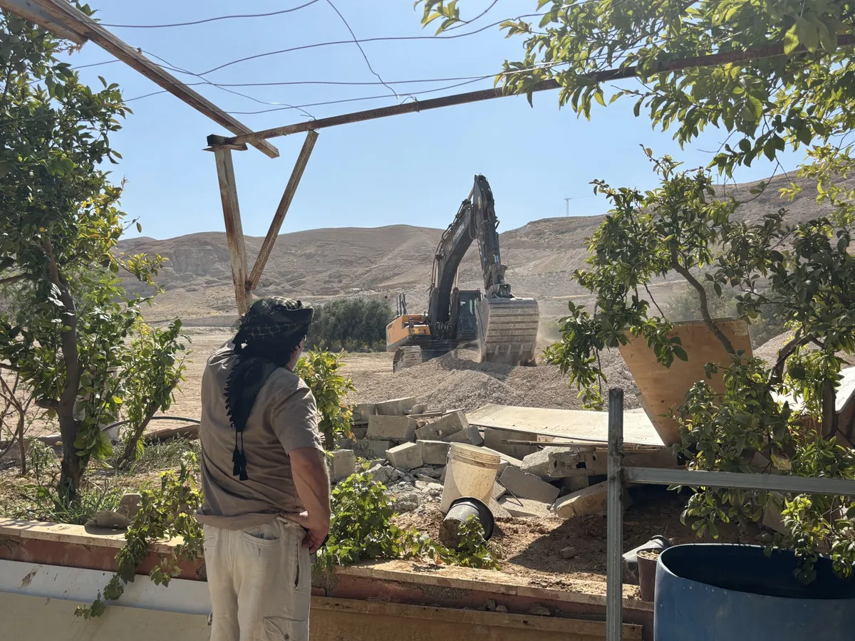 Israeli government accused of complicity as settlers demolish Jericho homes