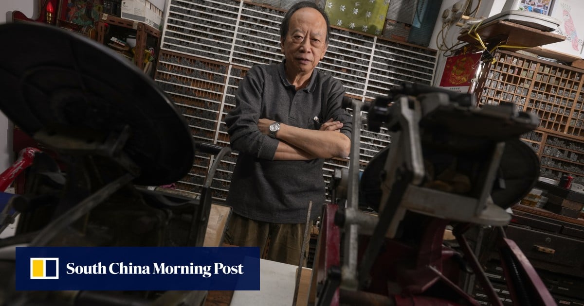 Veteran printer’s mission to keep movable type tradition alive in Hong Kong