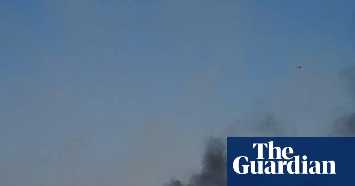 US army helicopter crashes in Texas, killing two people and sparking wildfire