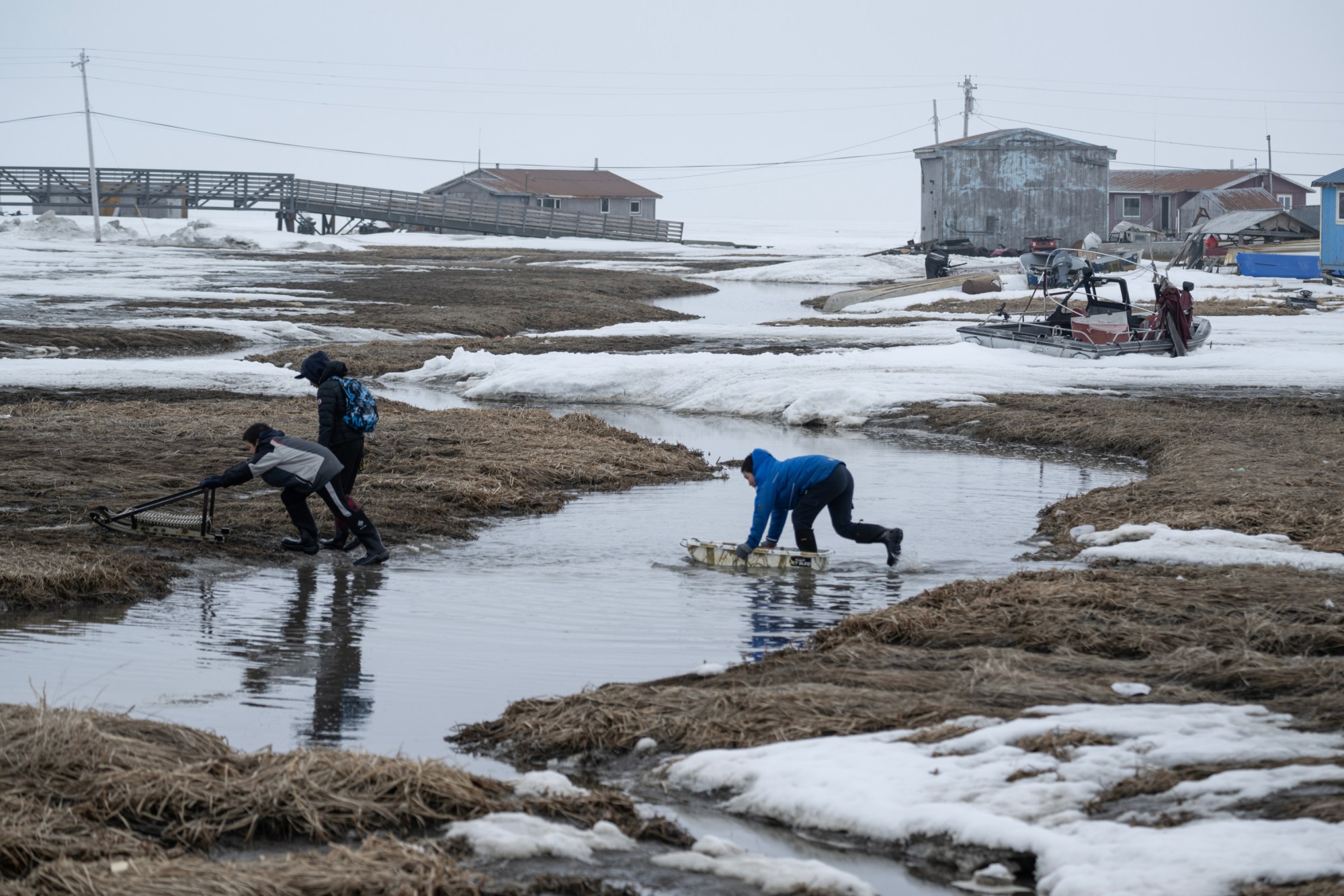 Documenting an Alaska Village, Before and After the Storm That Destroyed It