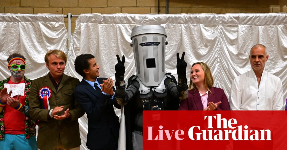 Nigel Farage says he won’t attend count in Clacton byelection against Count Binface - UK politics live