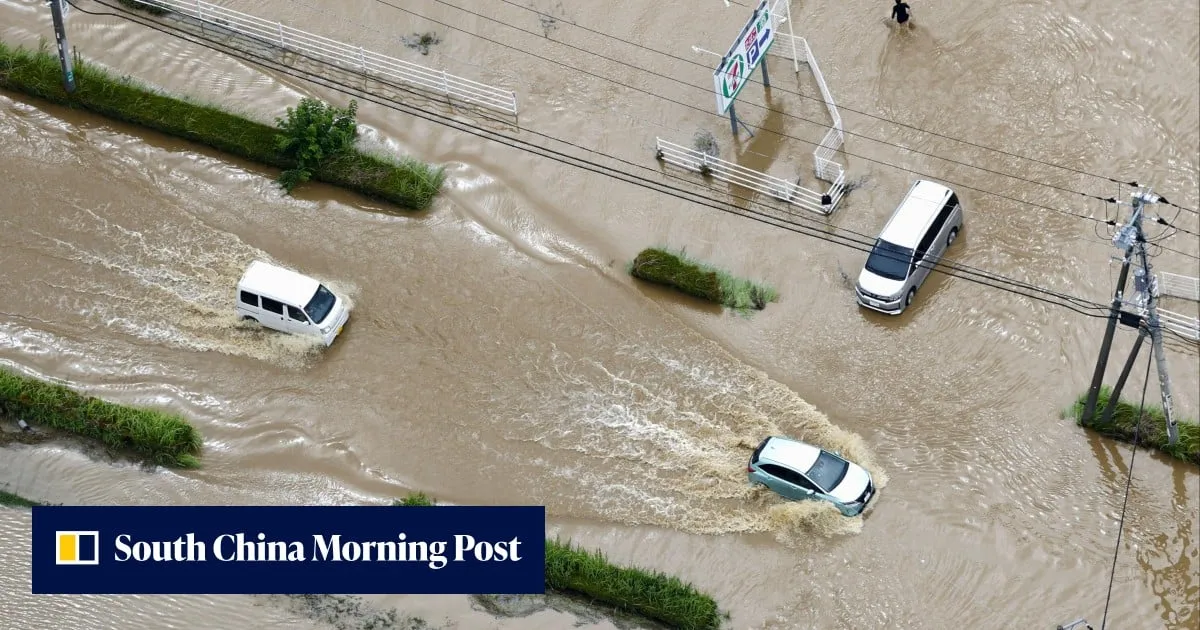 Heavy rains in Japan leave 4 dead and thousands stranded at Narita airport