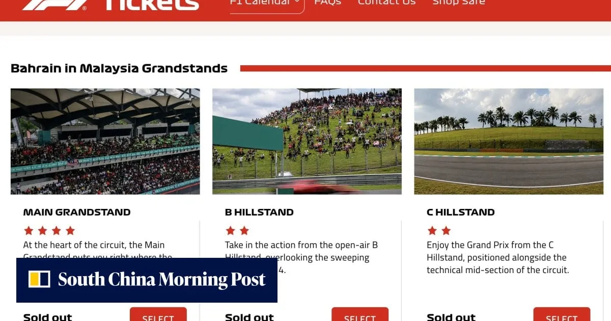 Malaysian F1 fans vent fury over sales process, organisers cite ‘high traffic’