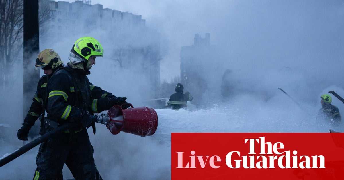 ‘Massive’ Russian strikes on Ukraine hit negotiation table as well as people, Kyiv says – Europe live