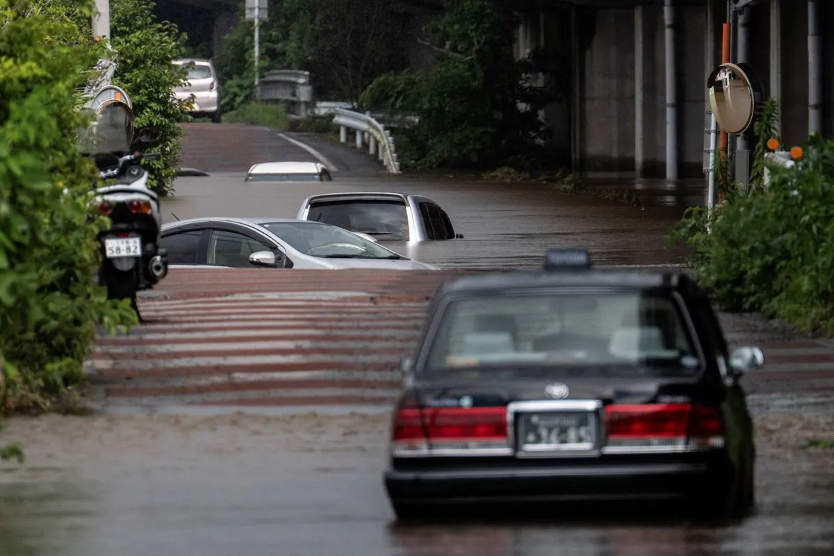 Record-breaking rain in Japan leaves several dead, thousands stranded