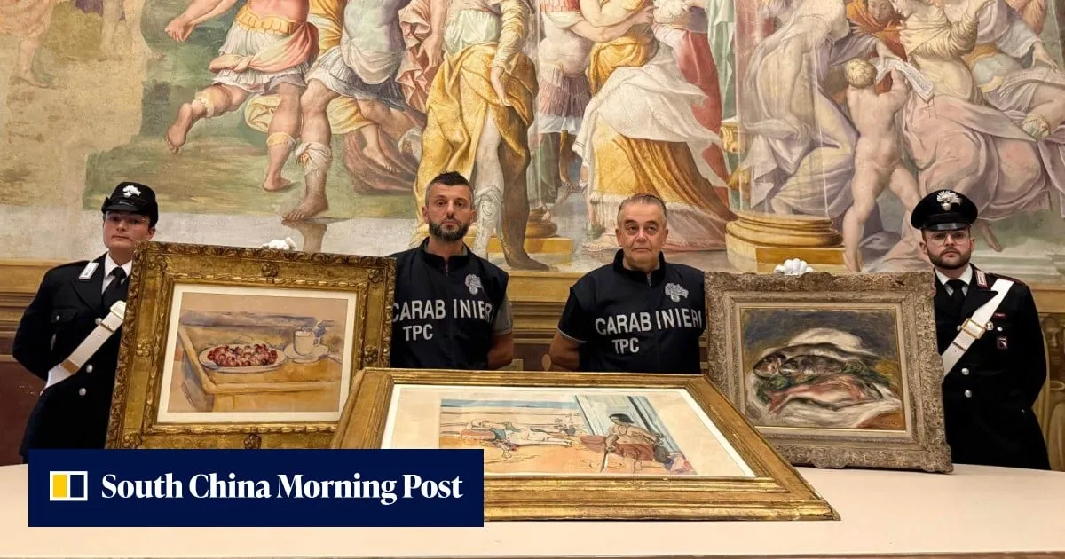 Italian police recover stolen Renoir, Cezanne and Matisse artworks worth millions