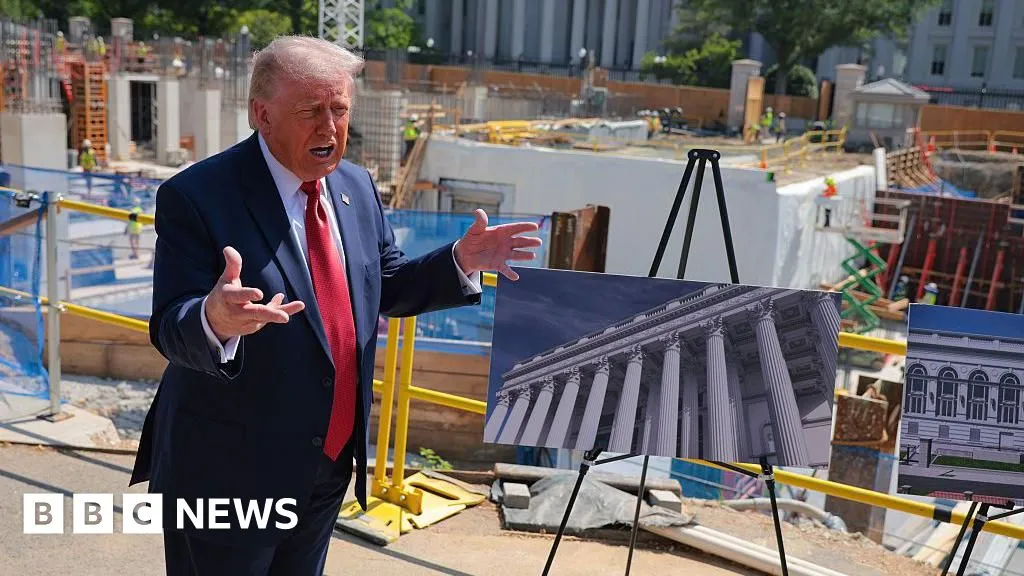 Trump asks Supreme Court to allow ballroom work to continue