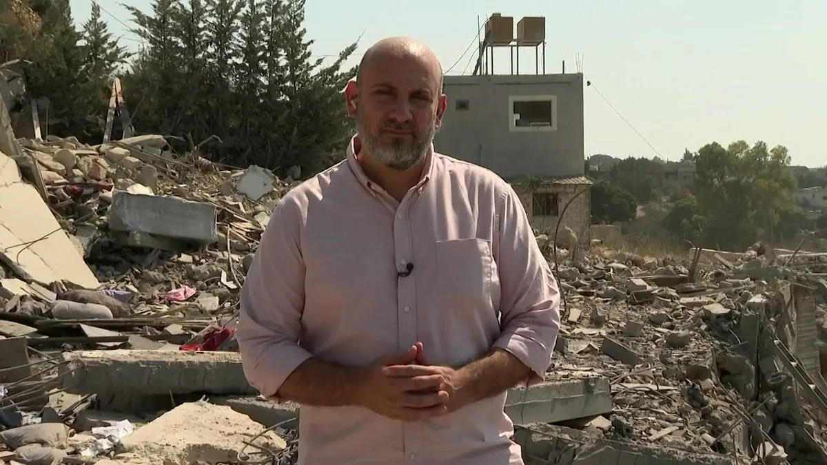 At scene of deadly Israeli strike on Lebanon home