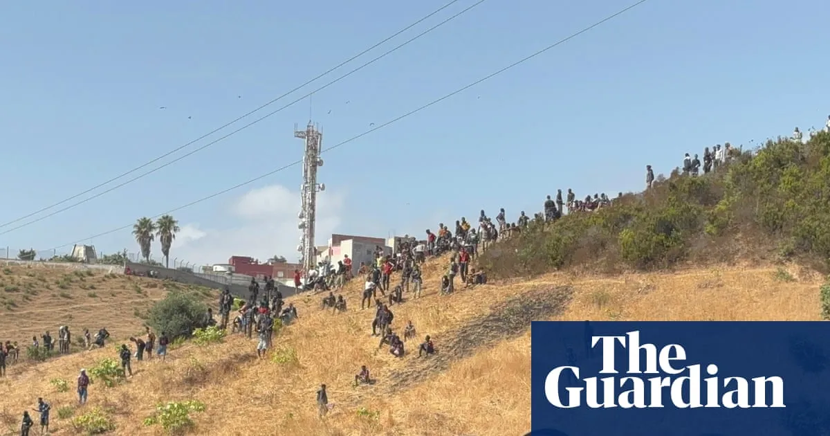 Moroccan police arrest more than 100 people as they attempt to enter Ceuta