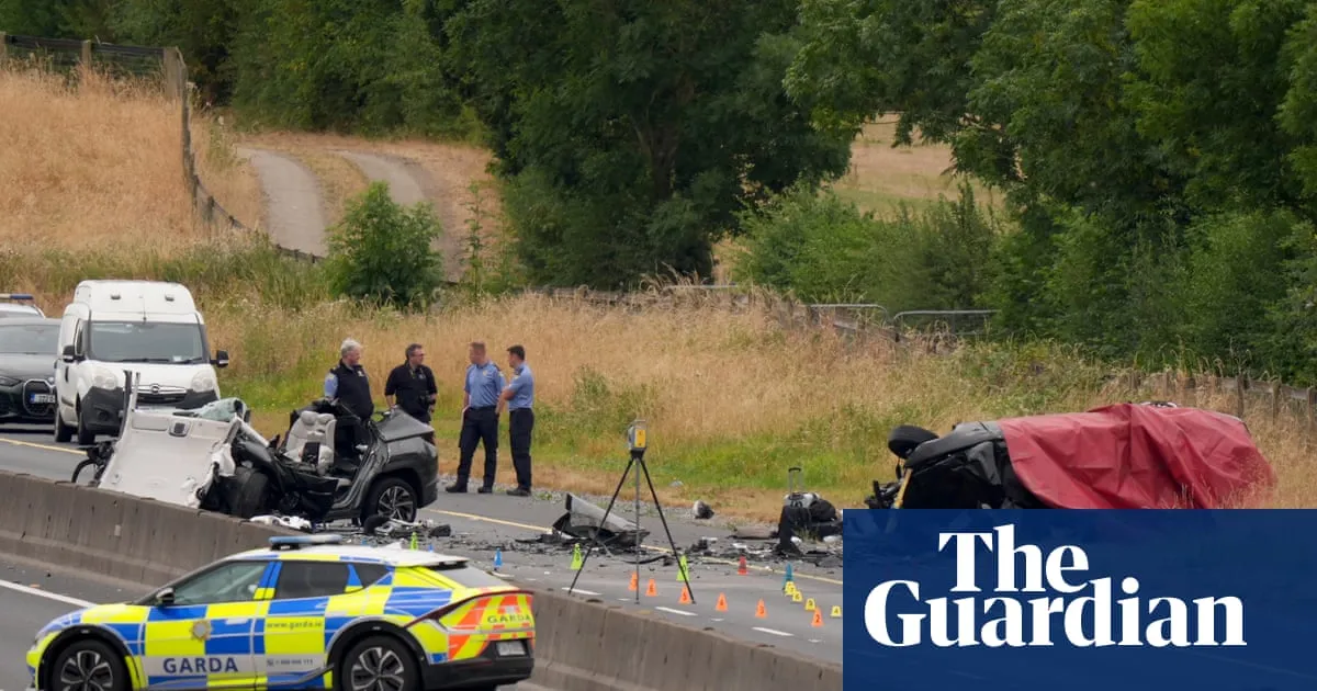 Five teenagers killed after car driven on wrong side of Irish motorway