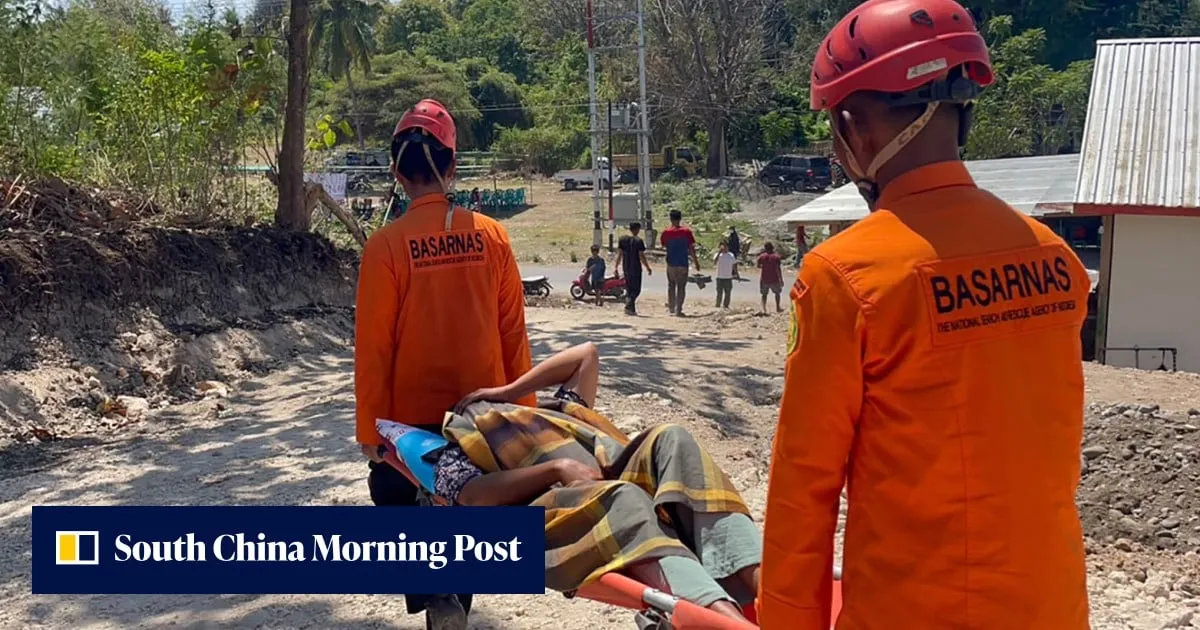 Magnitude 5.9 aftershock strikes Indonesia’s Flores as quake death toll rises to 53