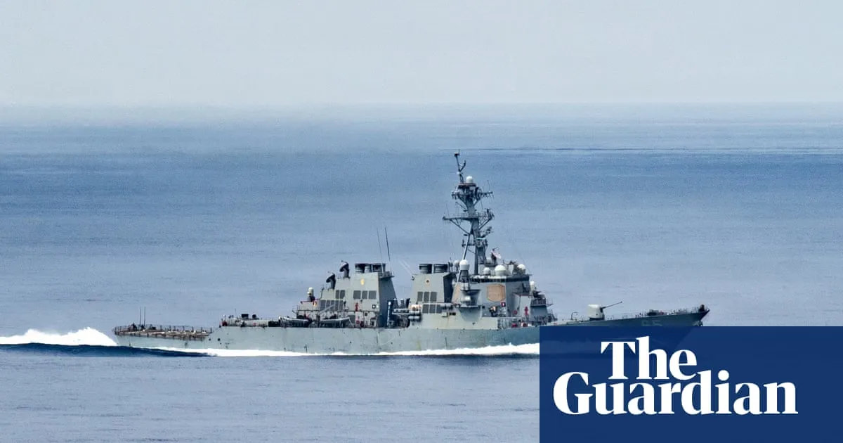 US Navy destroyer adrift in South China Sea for four days after losing power