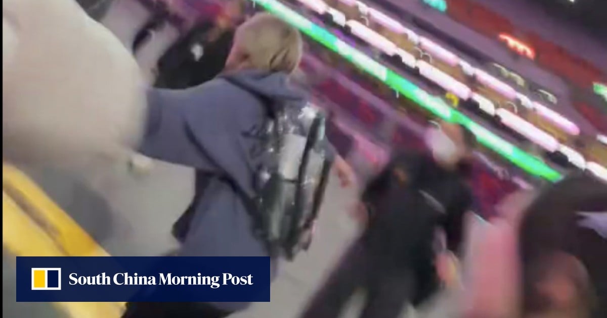 Overeager fans cause chaos on first night of Blackpink tour’s Hong Kong stop