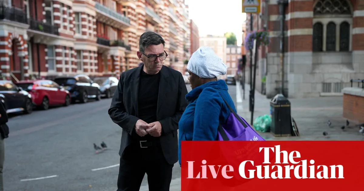 Burnham pledges to get thousands of rough sleepers off streets for Christmas – UK politics live