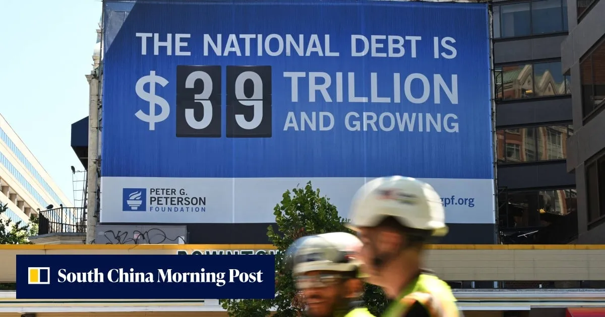 US debt hits US$40 trillion high, raising ‘doom loop’ risk