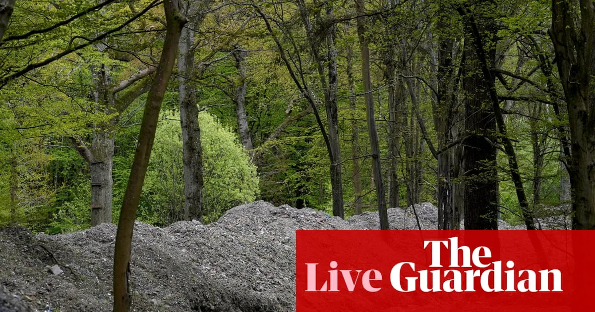 Burnham announces plans to clean up illegal waste dumps – UK politics live
