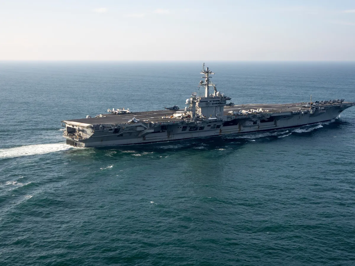 USS Washington arrives in Arabian Sea after aircraft carrier outcry
