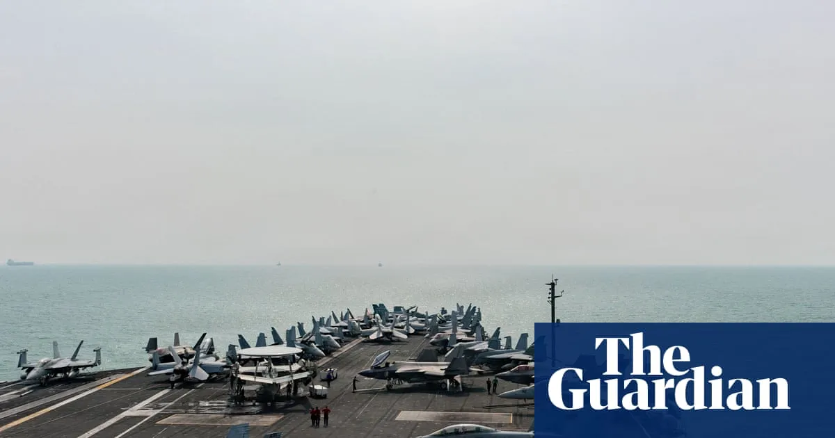 First Thing: US aircraft carrier arrives to relieve USS Lincoln amid reports of poor living conditions