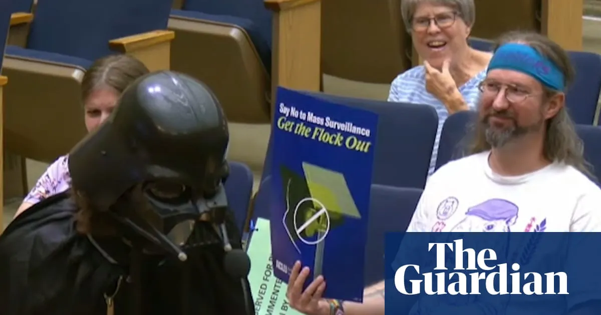 ‘Darth Vader’ comes out in favor of Flock cameras at San Diego city council meeting