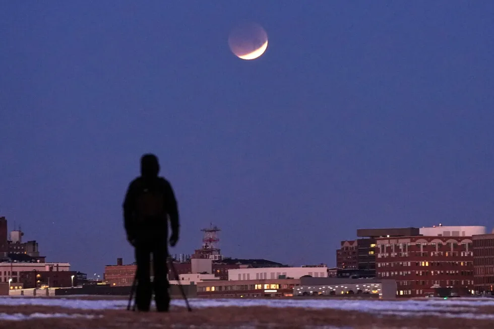 Near-total lunar eclipse is coming up with the Americas in prime position
