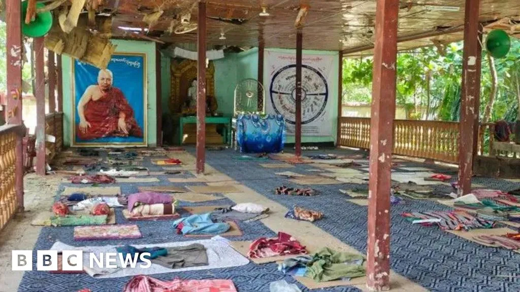 Fourteen killed in strike on Myanmar monastery