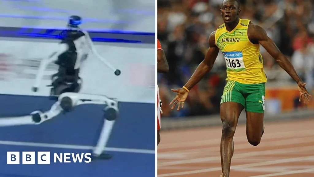 Watch: Moment robot attempts to beat Usain Bolt's 100m record