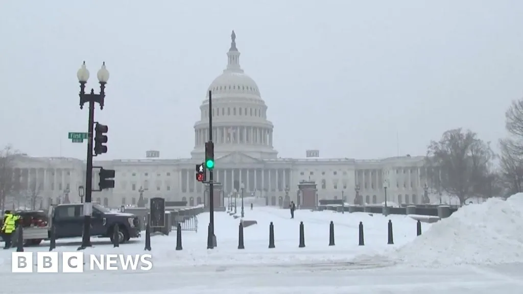 Winter storm grips US as millions face power outages and disruption
