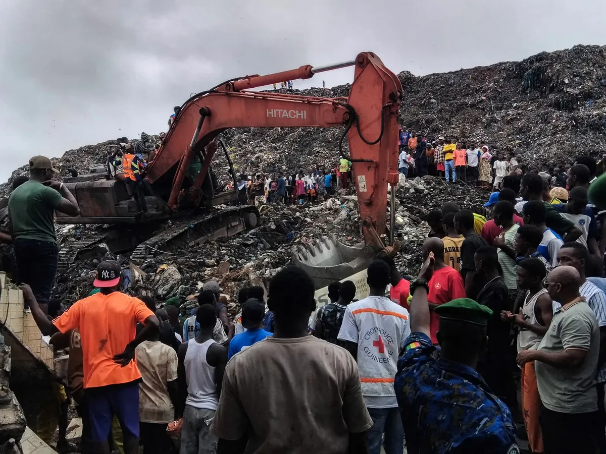 Landfill collapse in Guinea kills at least 22 people